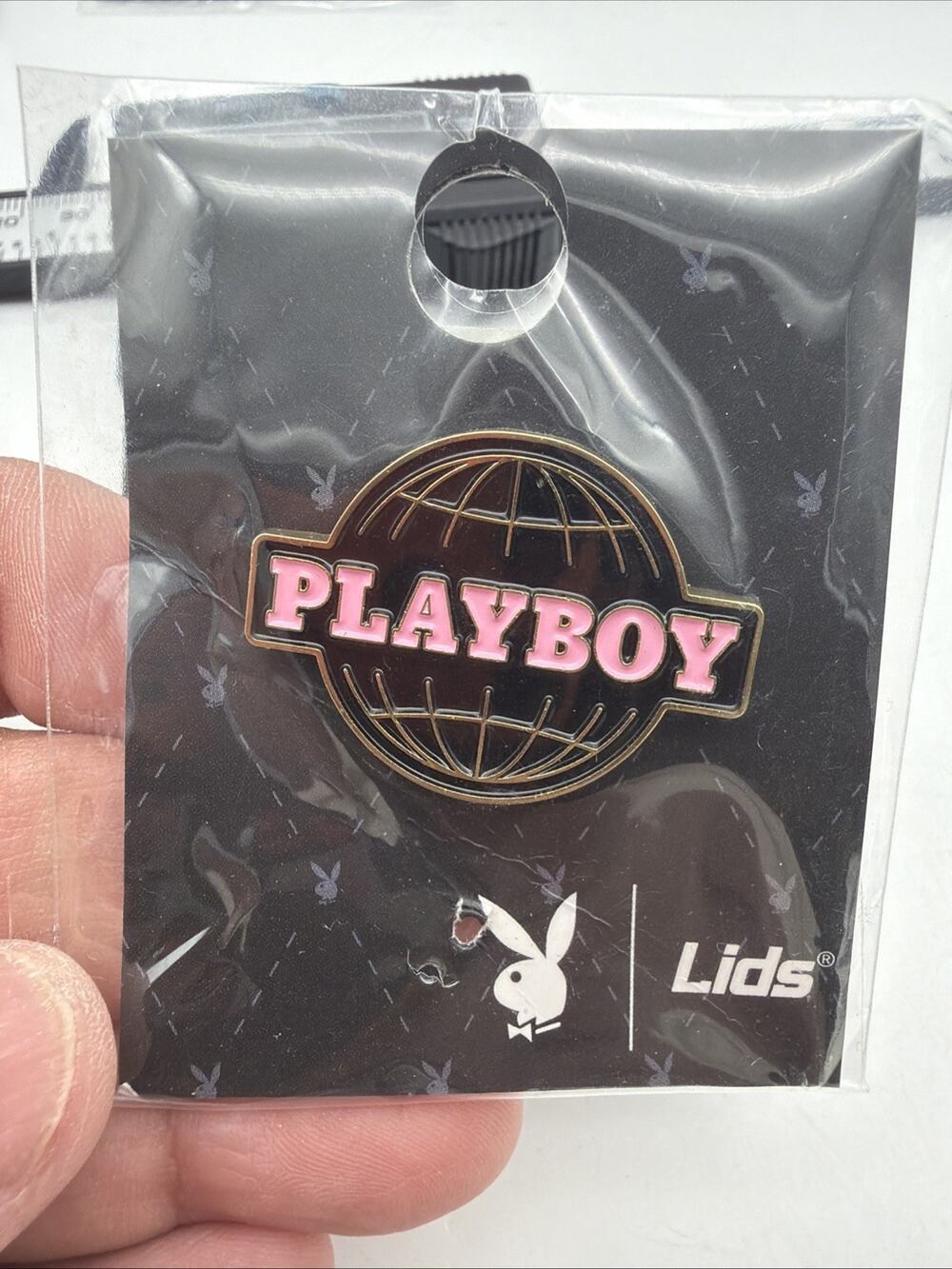 Lids Playboy Wordmark Enamel Pin Hat Sanpback New Era